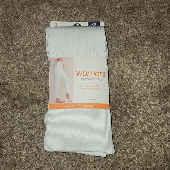 Warner's Women's Seamless Ribbed Leggings Size XS - Picture 9 of 10